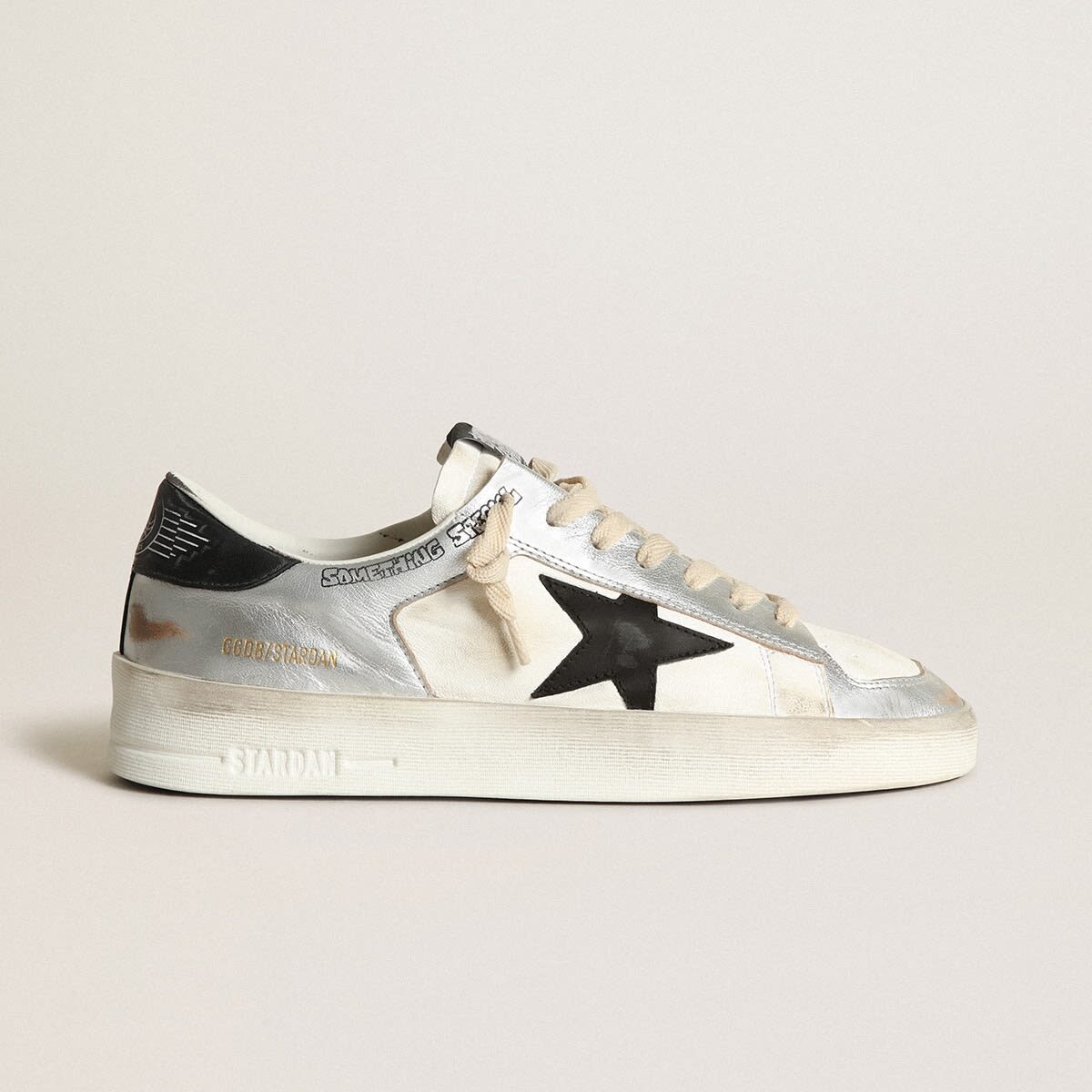Golden Goose Slide High Top Black Leather